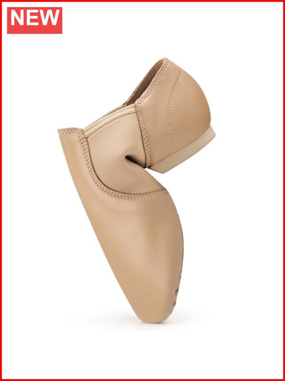 Genuine Leather Slip-on Split-Sole Jazz Dance Shoes